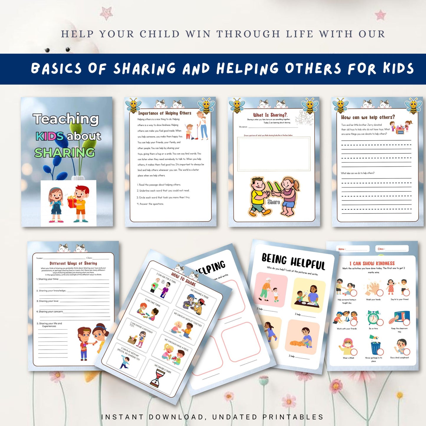 Basics of Sharing and Helping Others for Kids