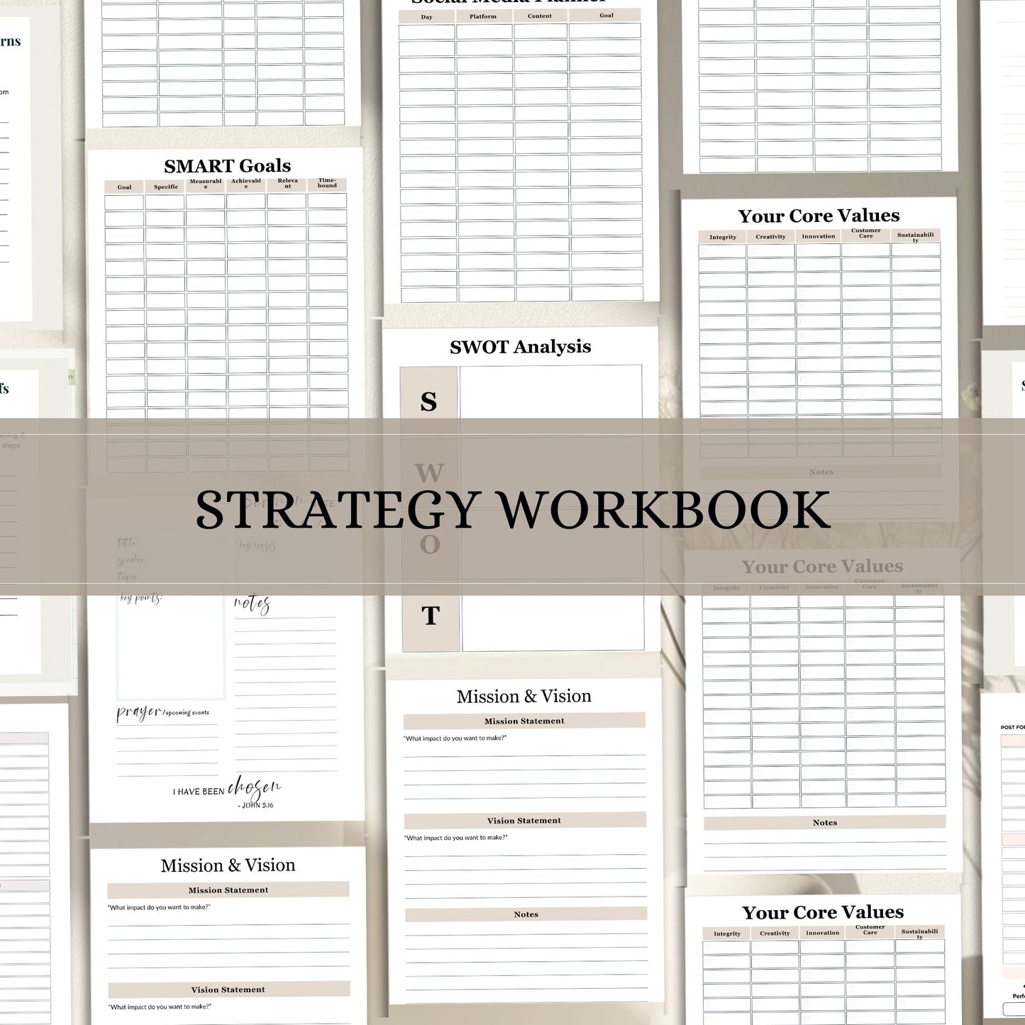 Strategy Workbook
