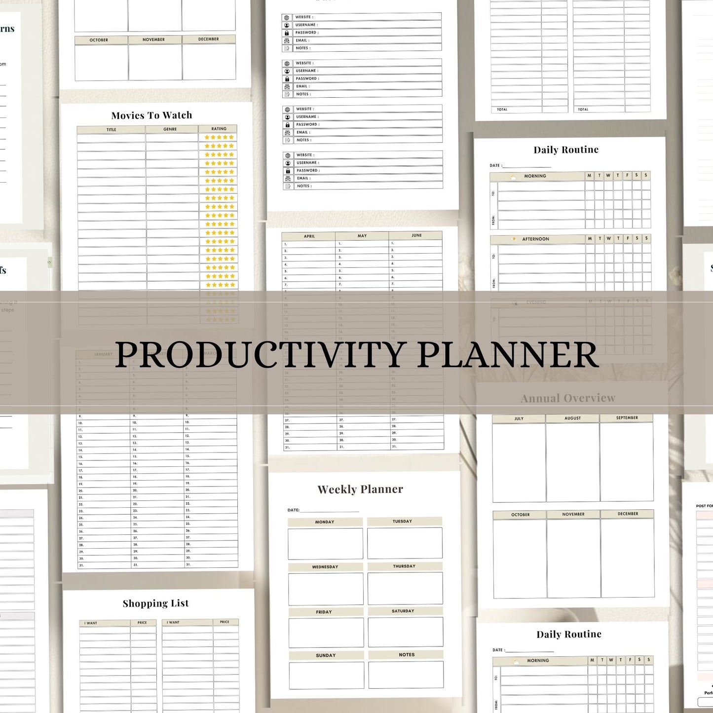 Productivity Planner