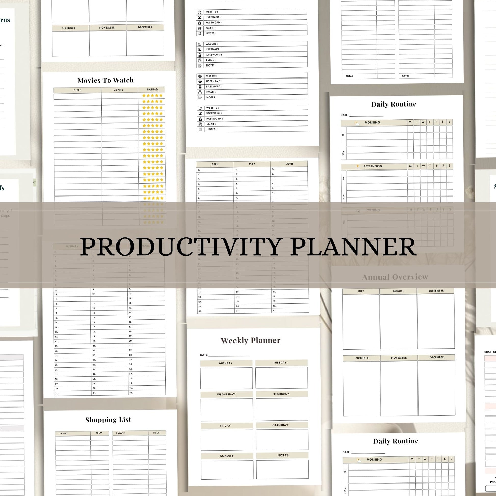 Productivity Planner