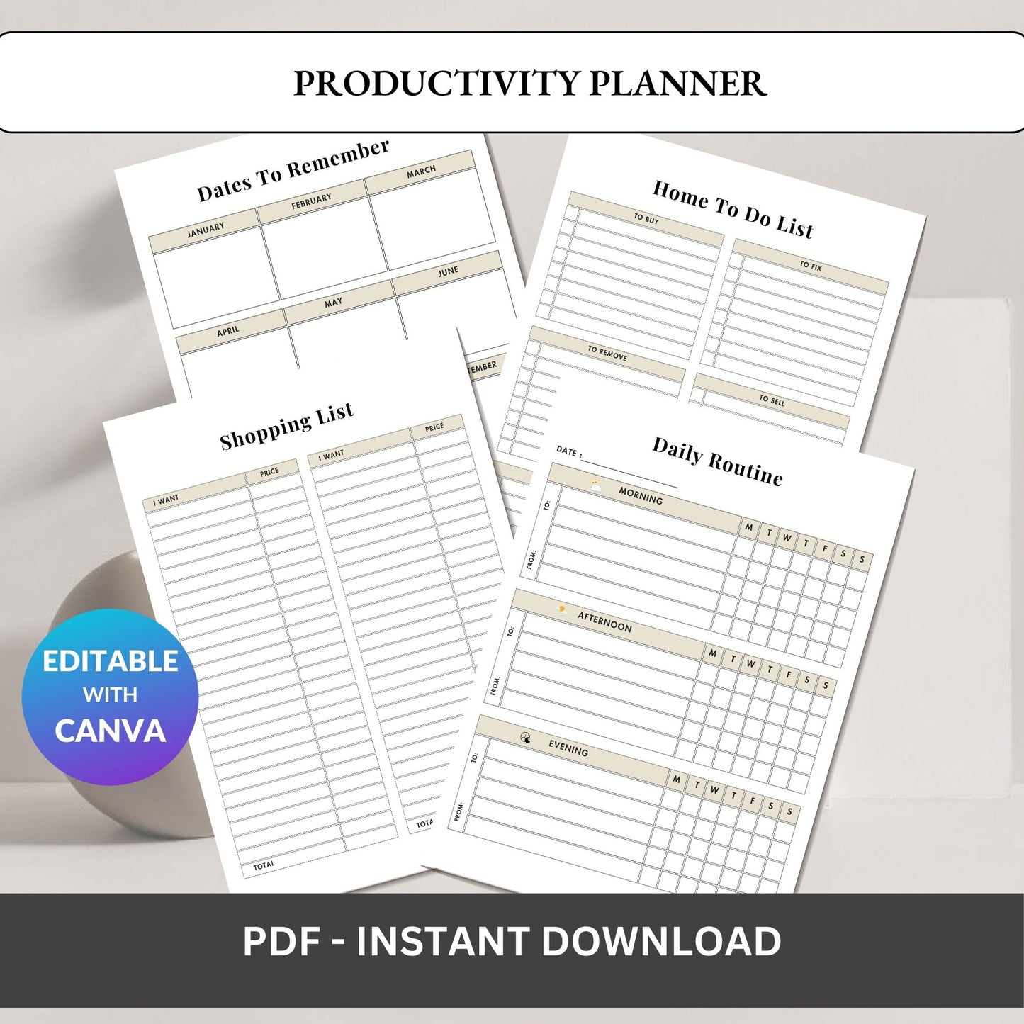 Productivity Planner