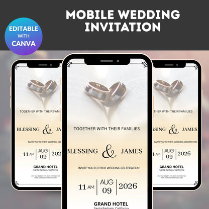 MOBILE WEDDING INVITATION