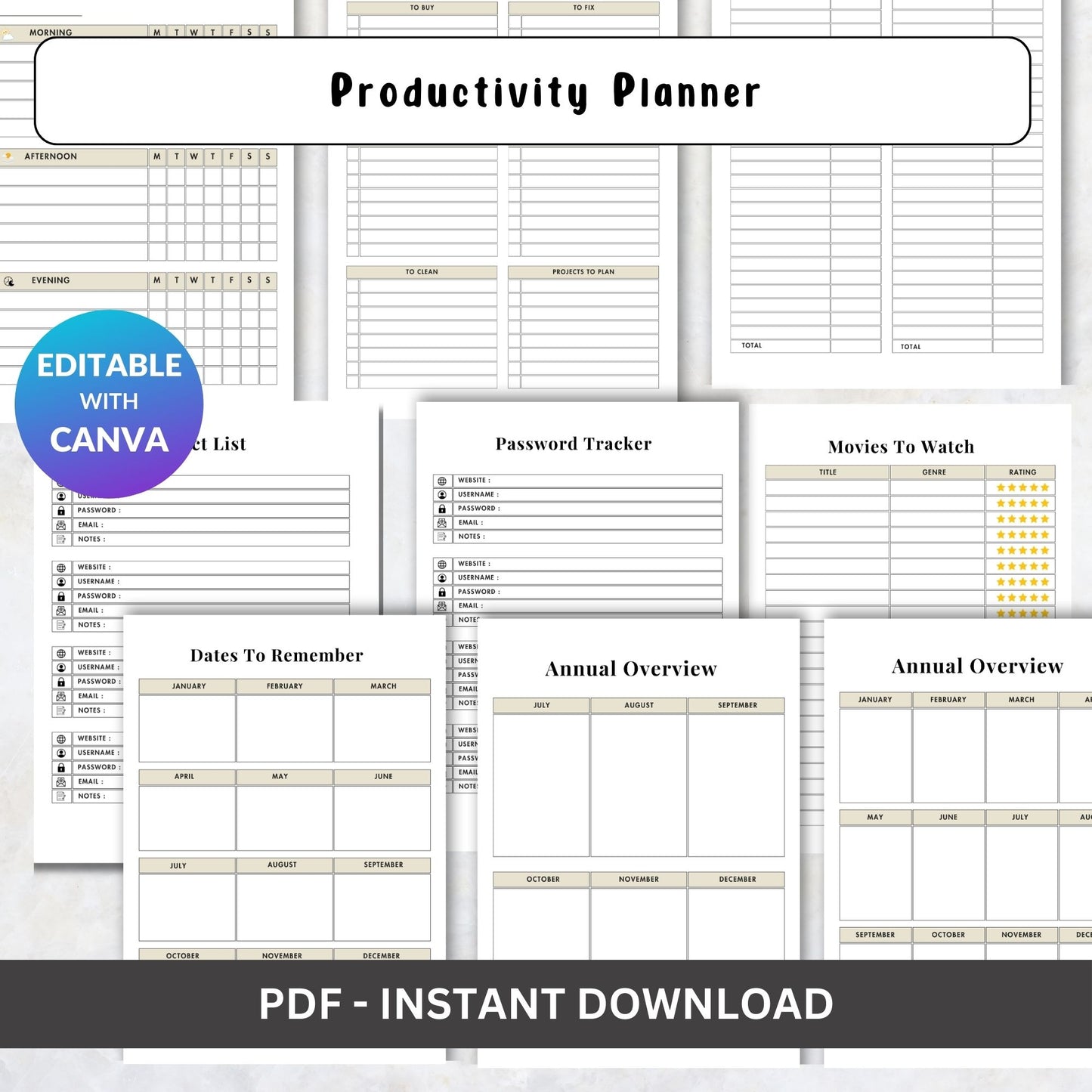 Productivity Planner