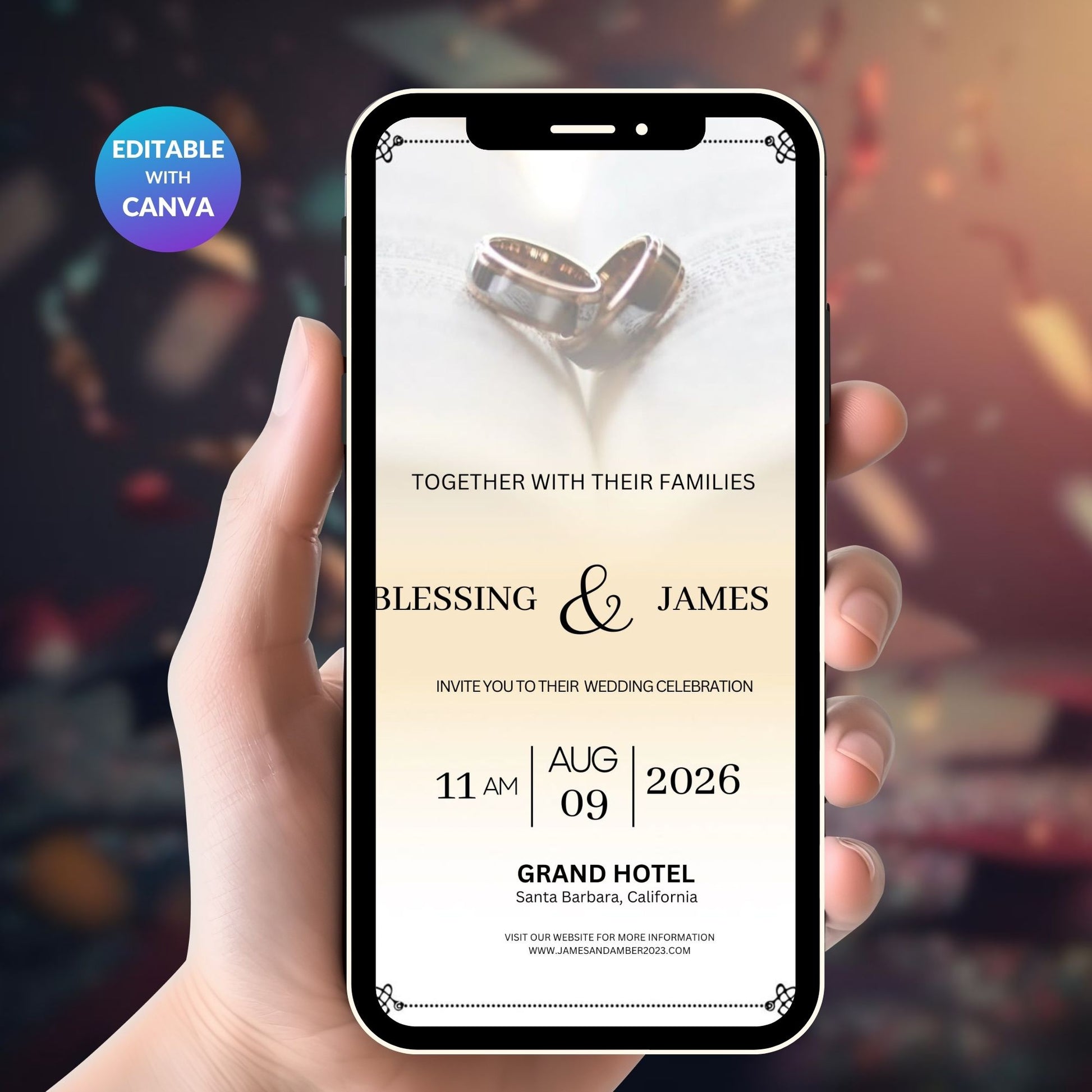 MOBILE WEDDING INVITATION