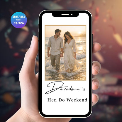 Digital Itinerary Invitation Template