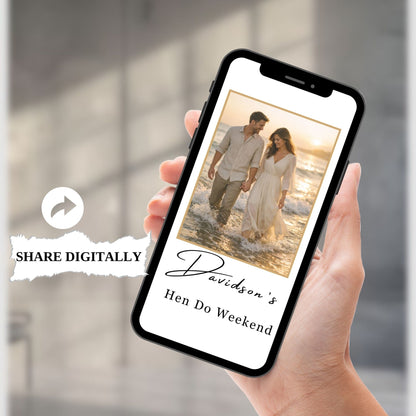 Digital Itinerary Invitation Template