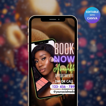 Editable Book now Flyer