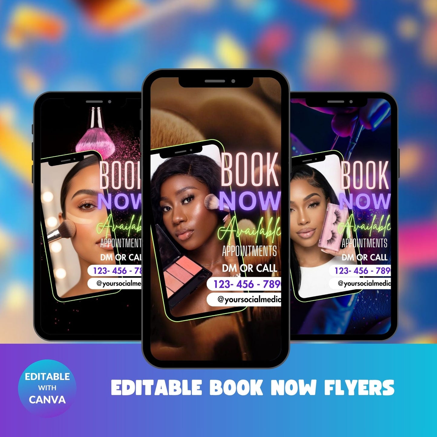Editable Book now Flyer