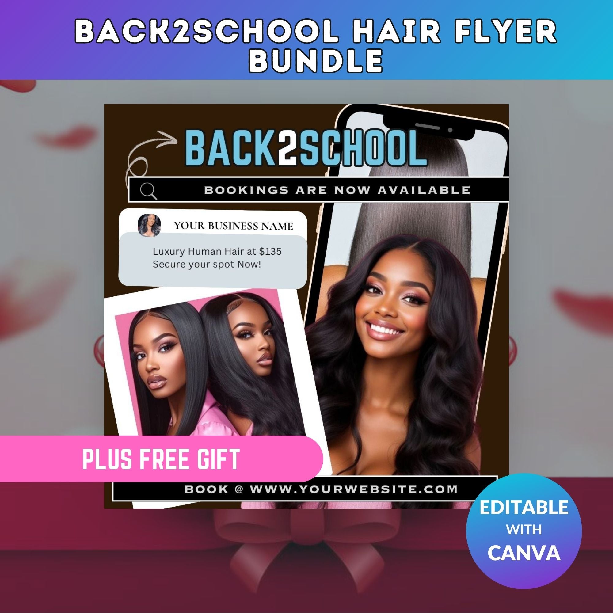 Back2School Hair Flyer Bundle