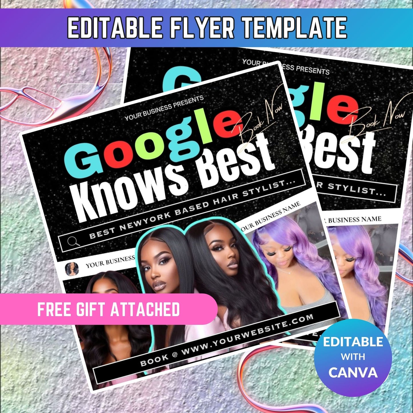 Google Knows Best Hair Flyer