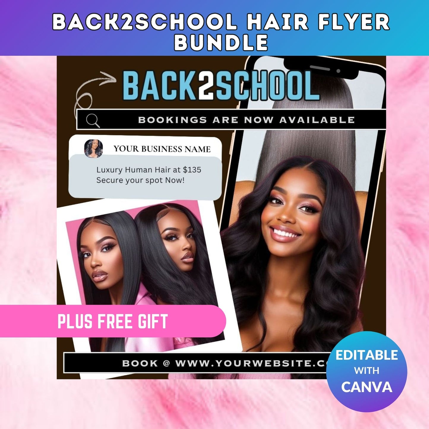 Back2School Hair Flyer Bundle