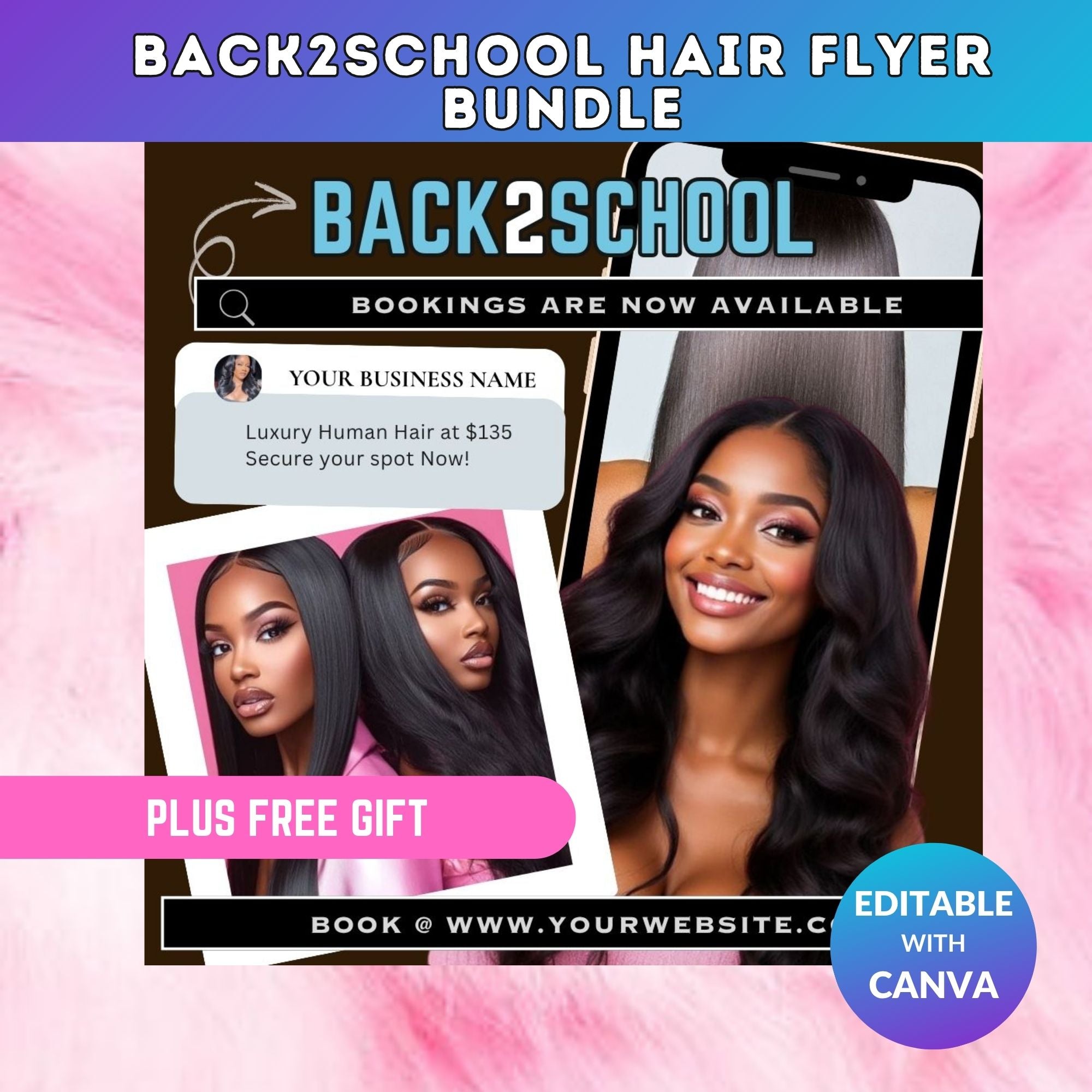Back2School Hair Flyer Bundle