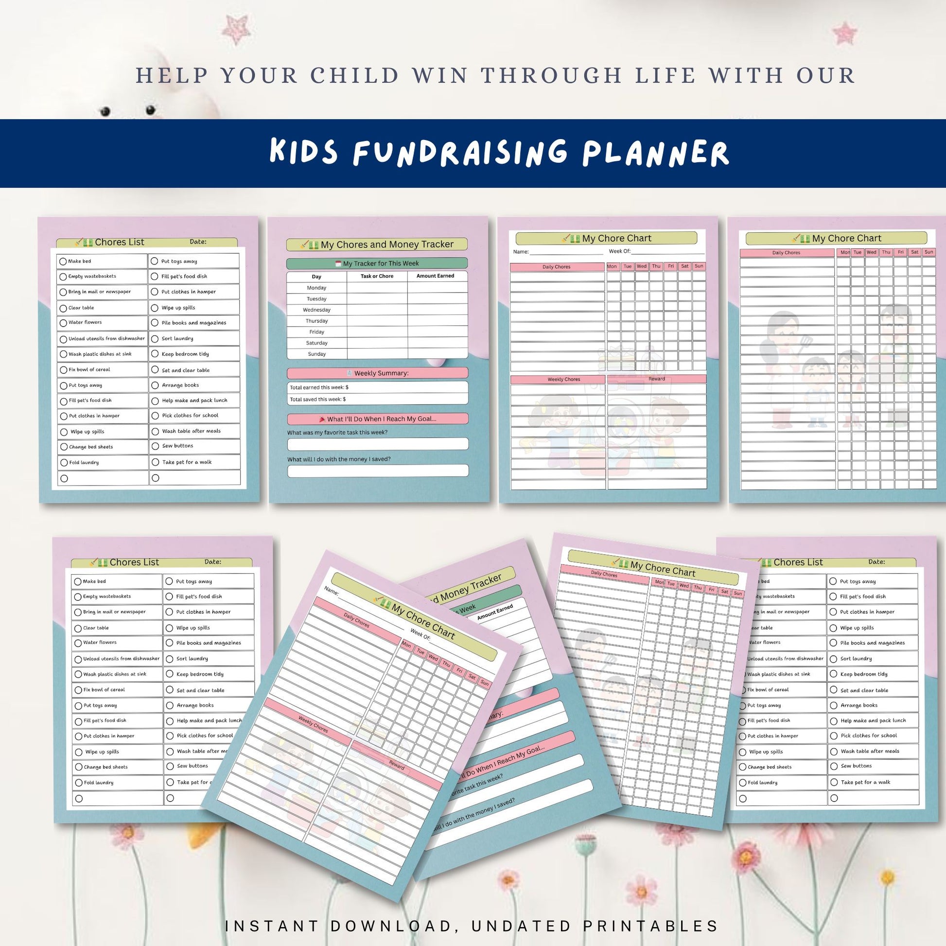 Kids Fundraising Planner