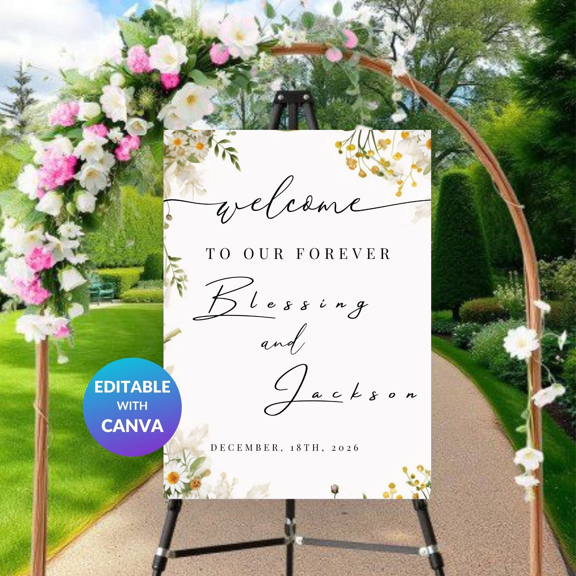 Wedding Welcome Sign