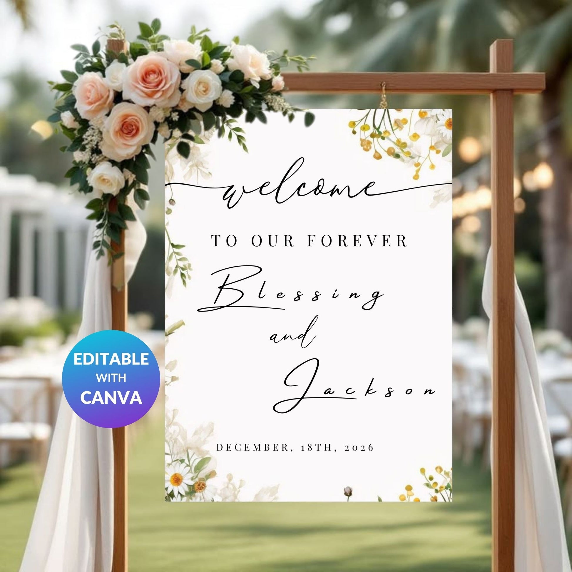 Wedding Welcome Sign