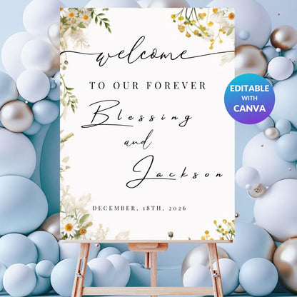 Wedding Welcome Sign