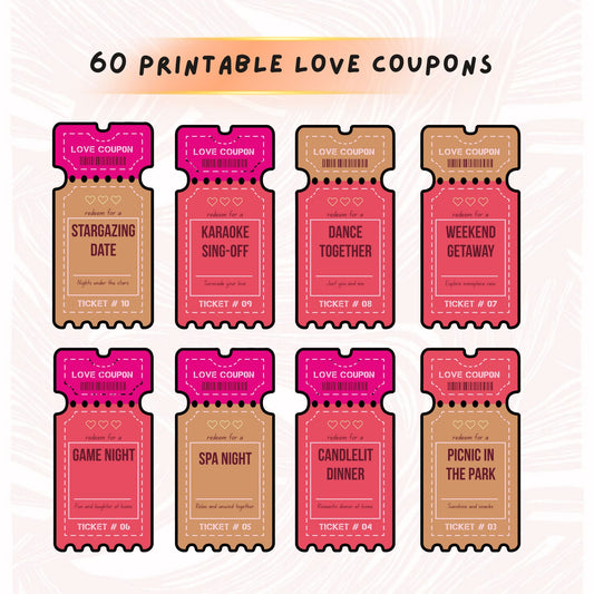 LOVE COUPON 60 cards