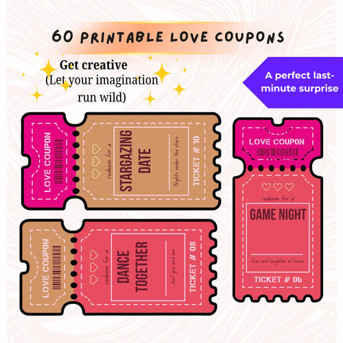 LOVE COUPON 60 cards