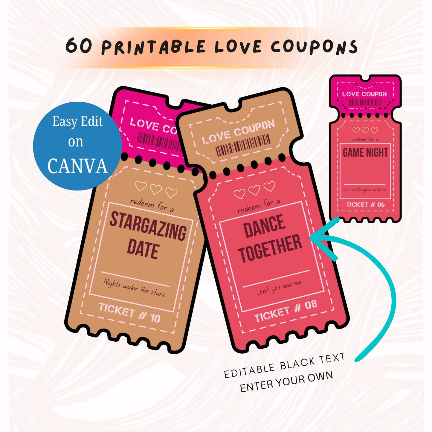 LOVE COUPON 60 cards