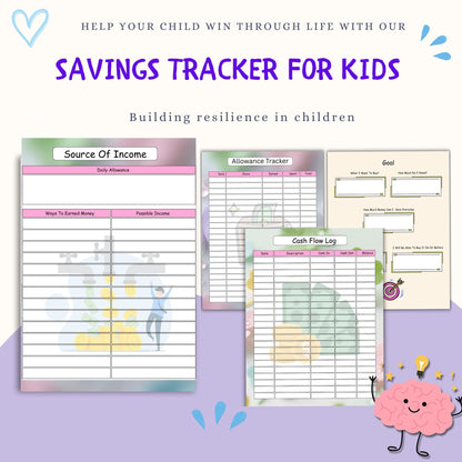 Savings Tracker For Kids