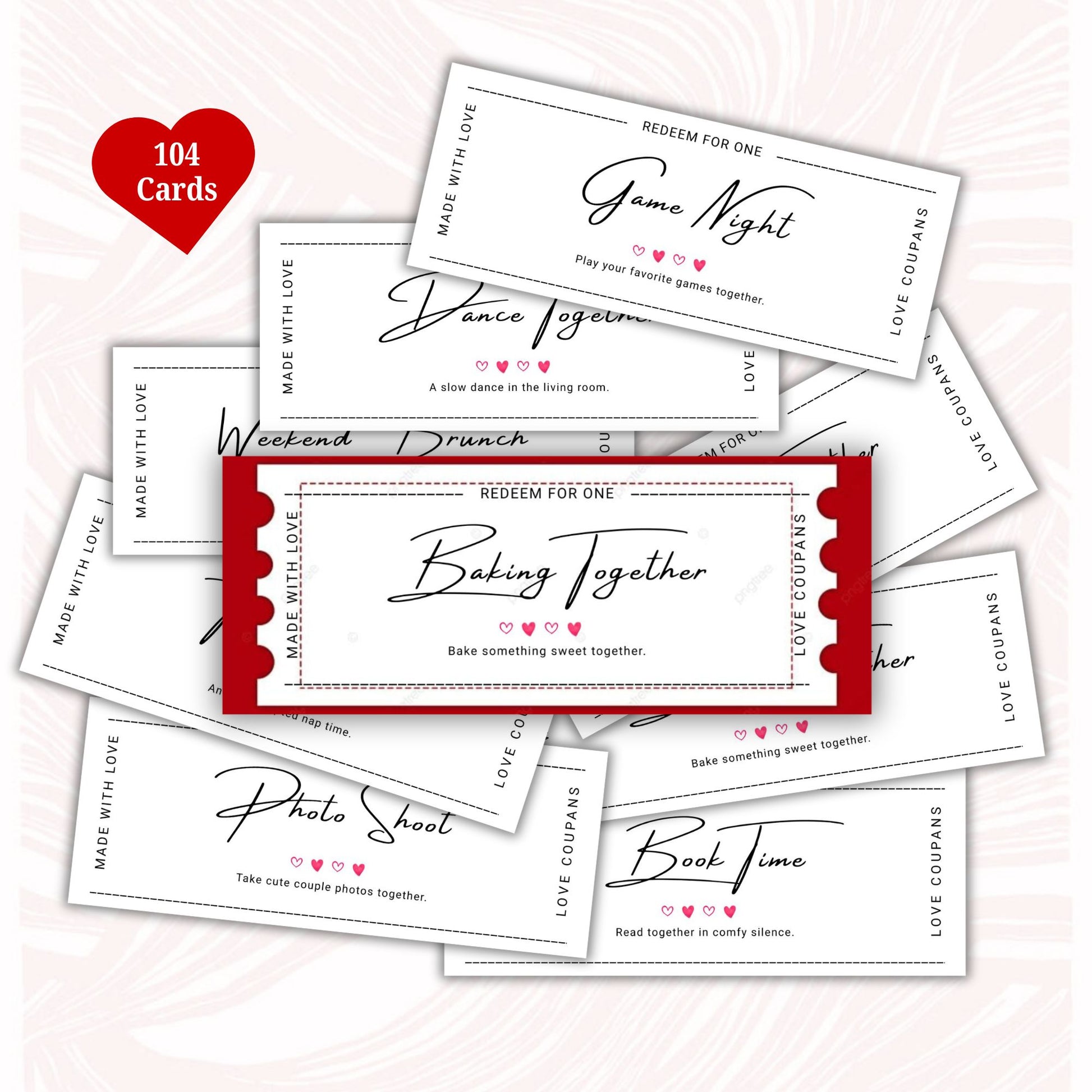 Fun Love Coupon 105 cards