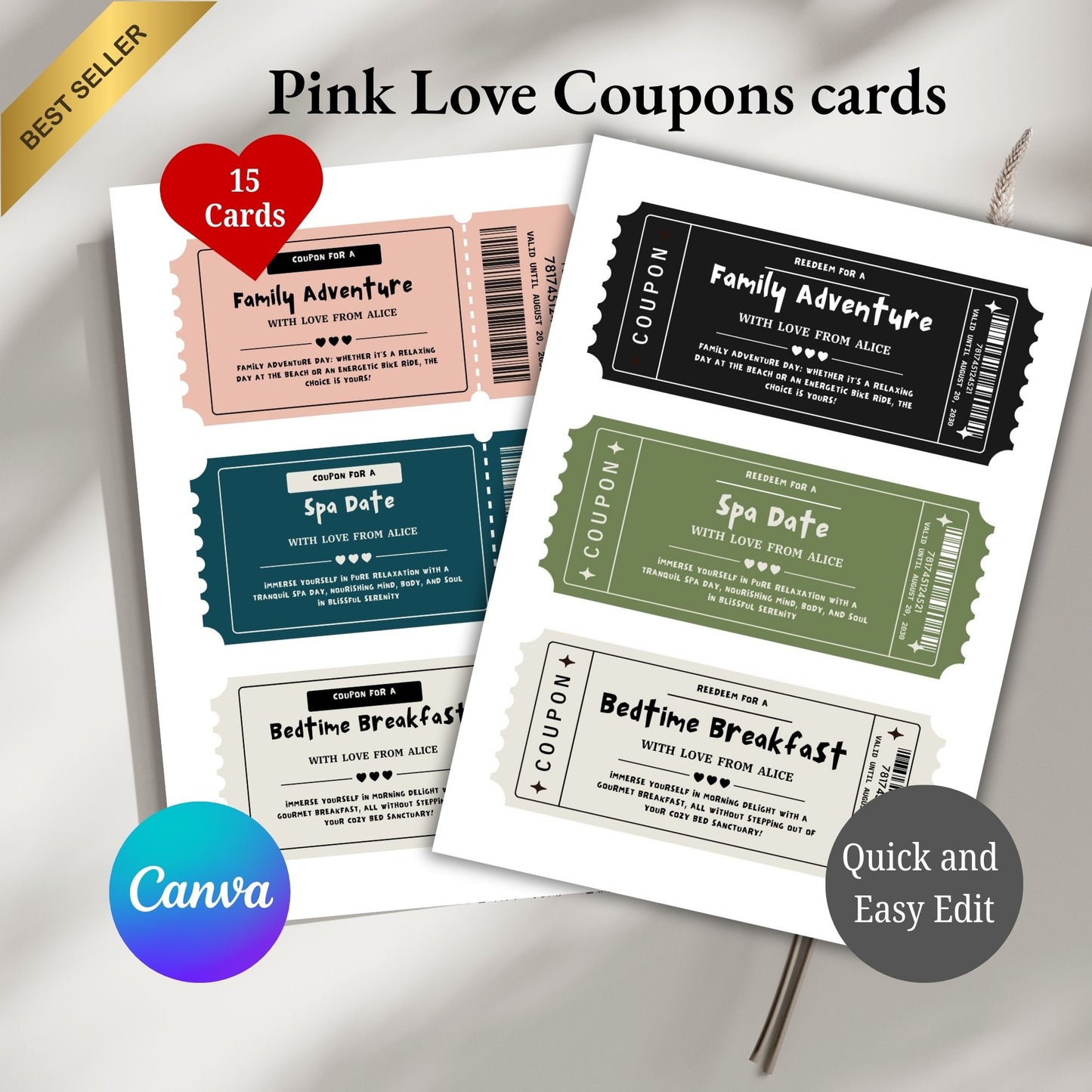 Retro Full Package Coupons 15 cards