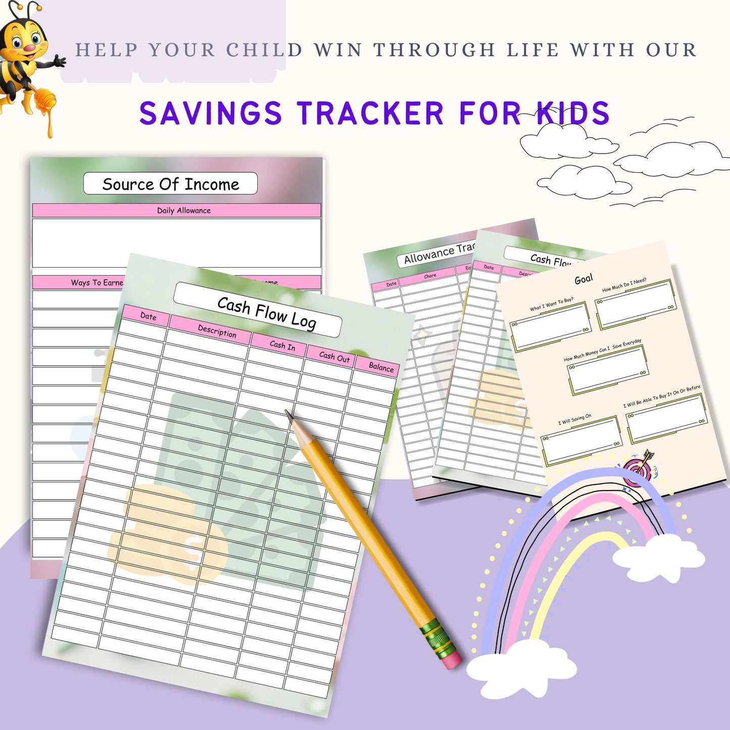 Savings Tracker For Kids