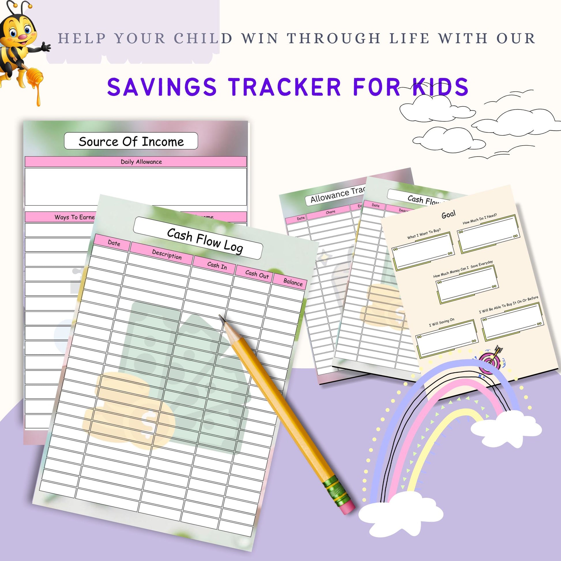 Savings Tracker For Kids
