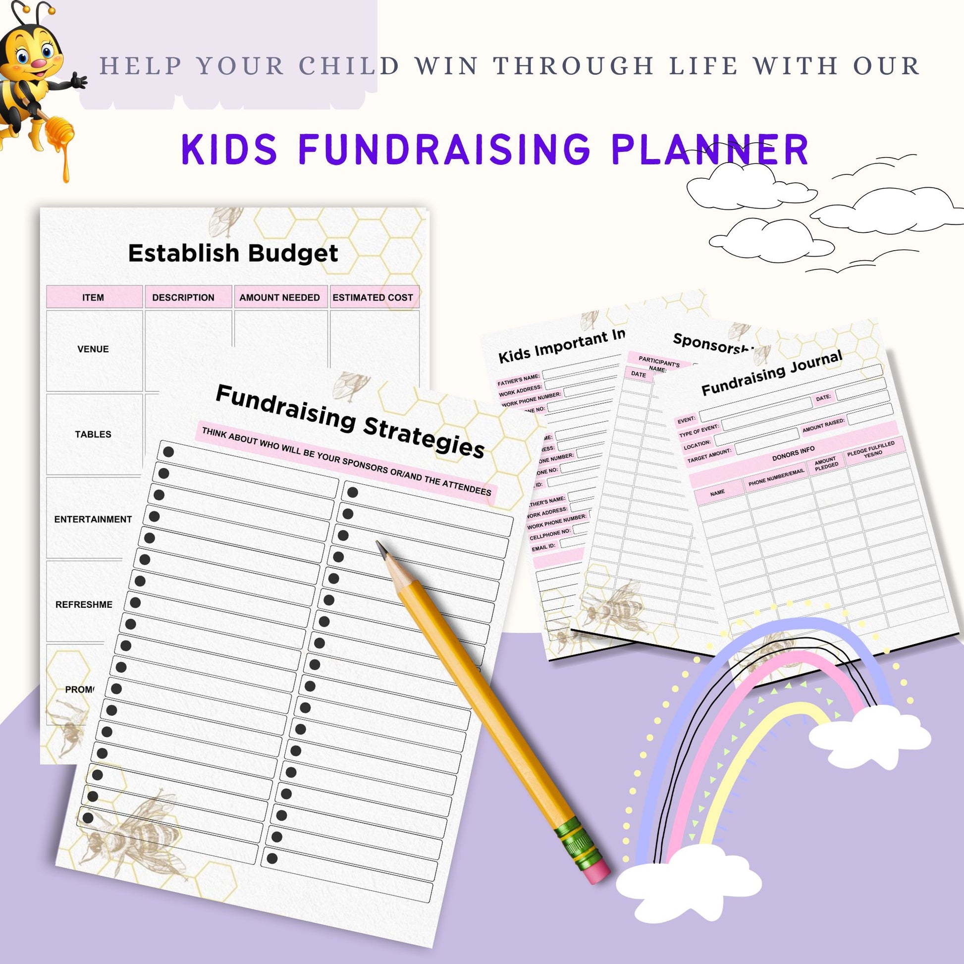 Kids Fundraising Planner
