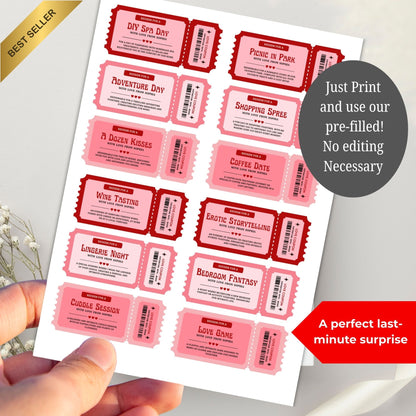 Retro Love Coupons 36 cards