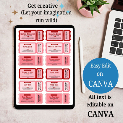 Retro Love Coupons 36 cards