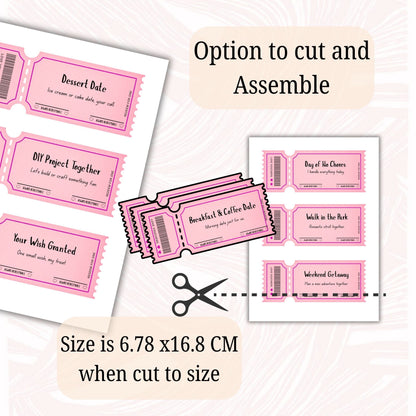 Love Coupon Valentines 20 cards