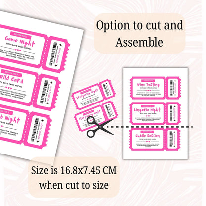 Pink Love Coupons 36 cards