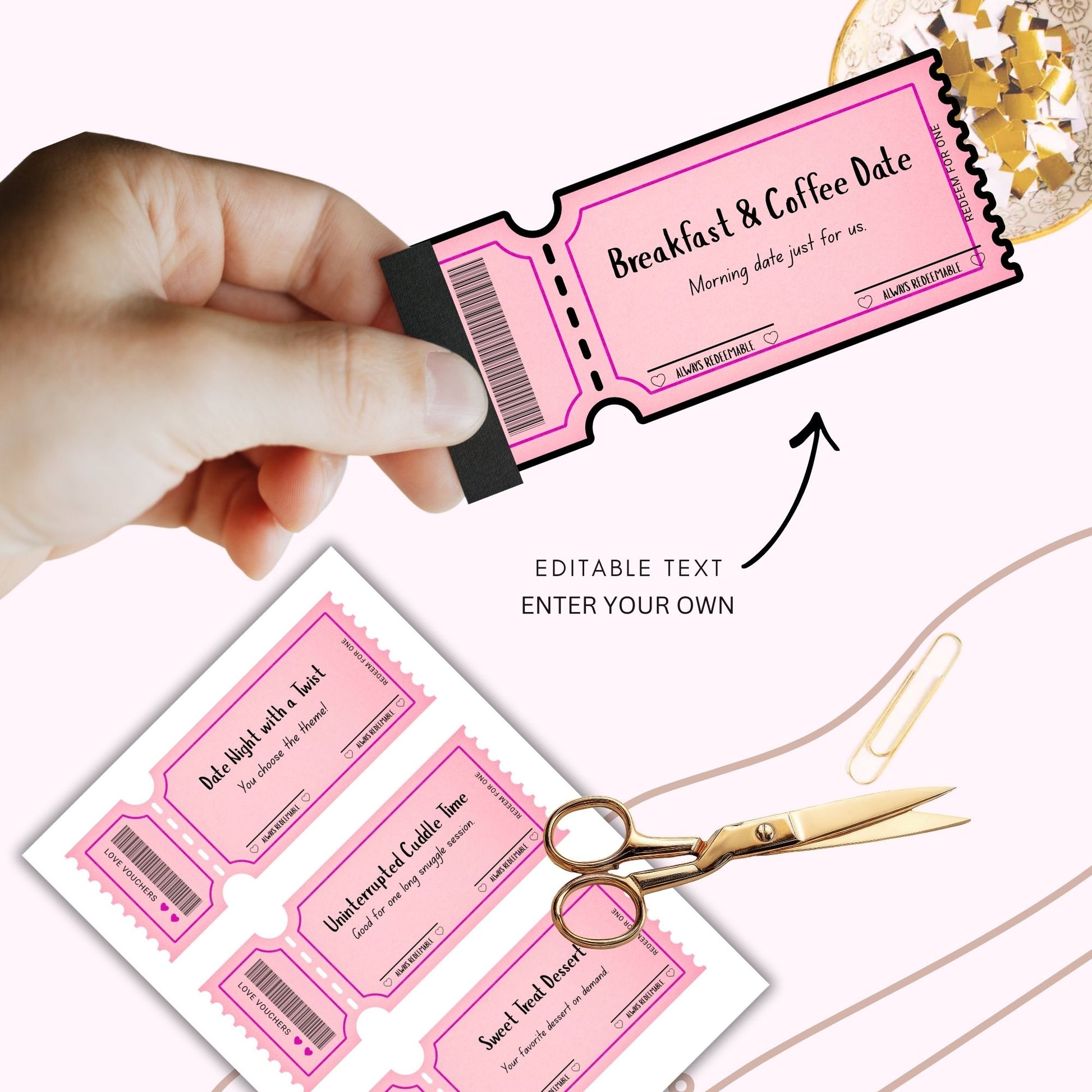 Love Coupon Valentines 20 cards