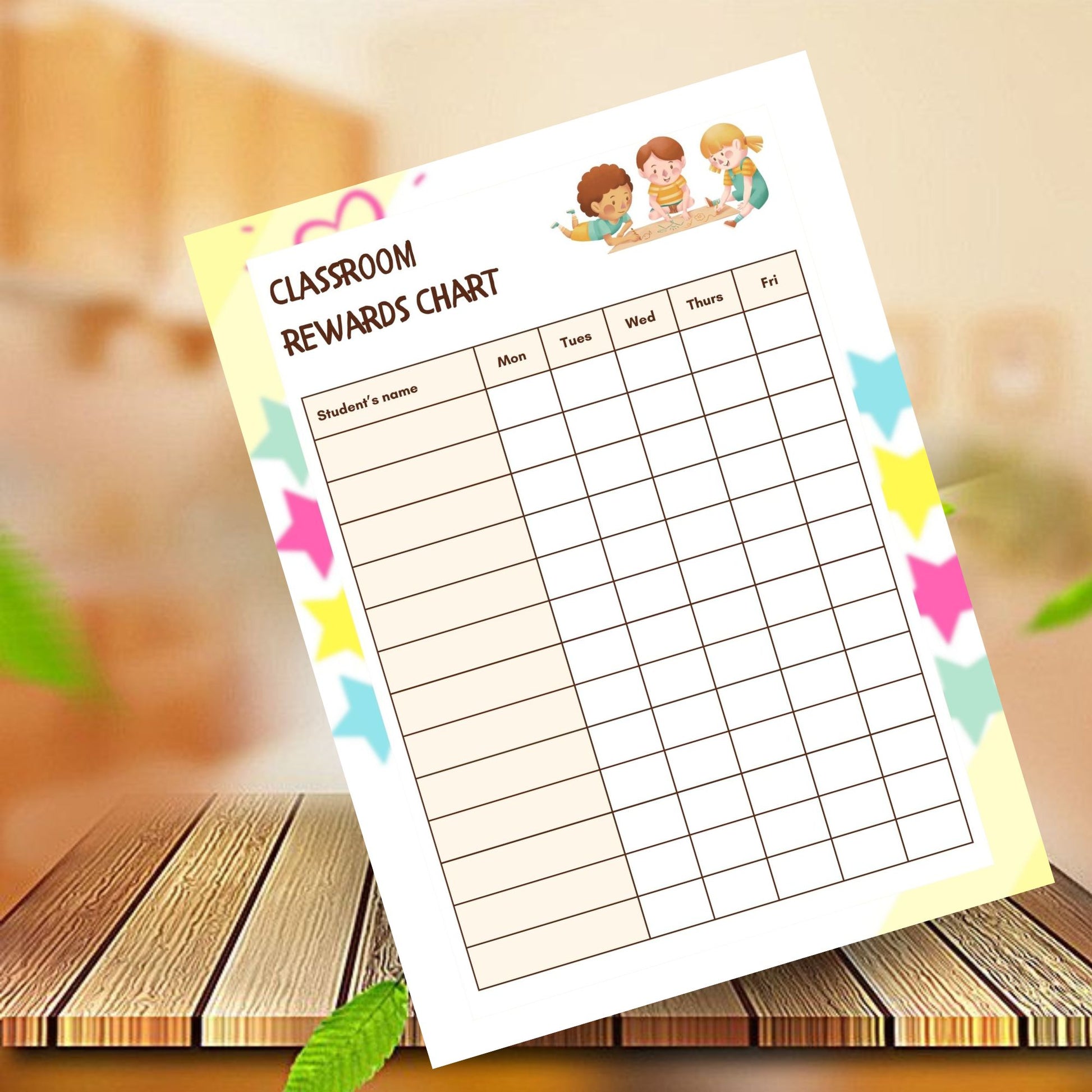 Reward Chart for Kids
