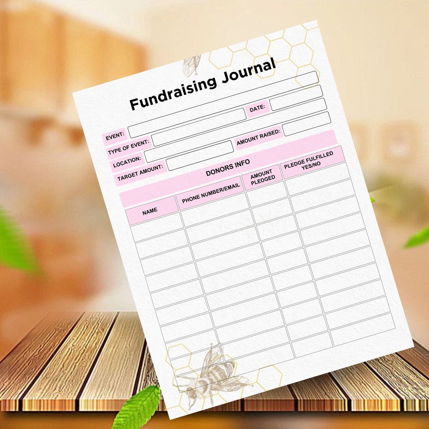 Kids Fundraising Planner