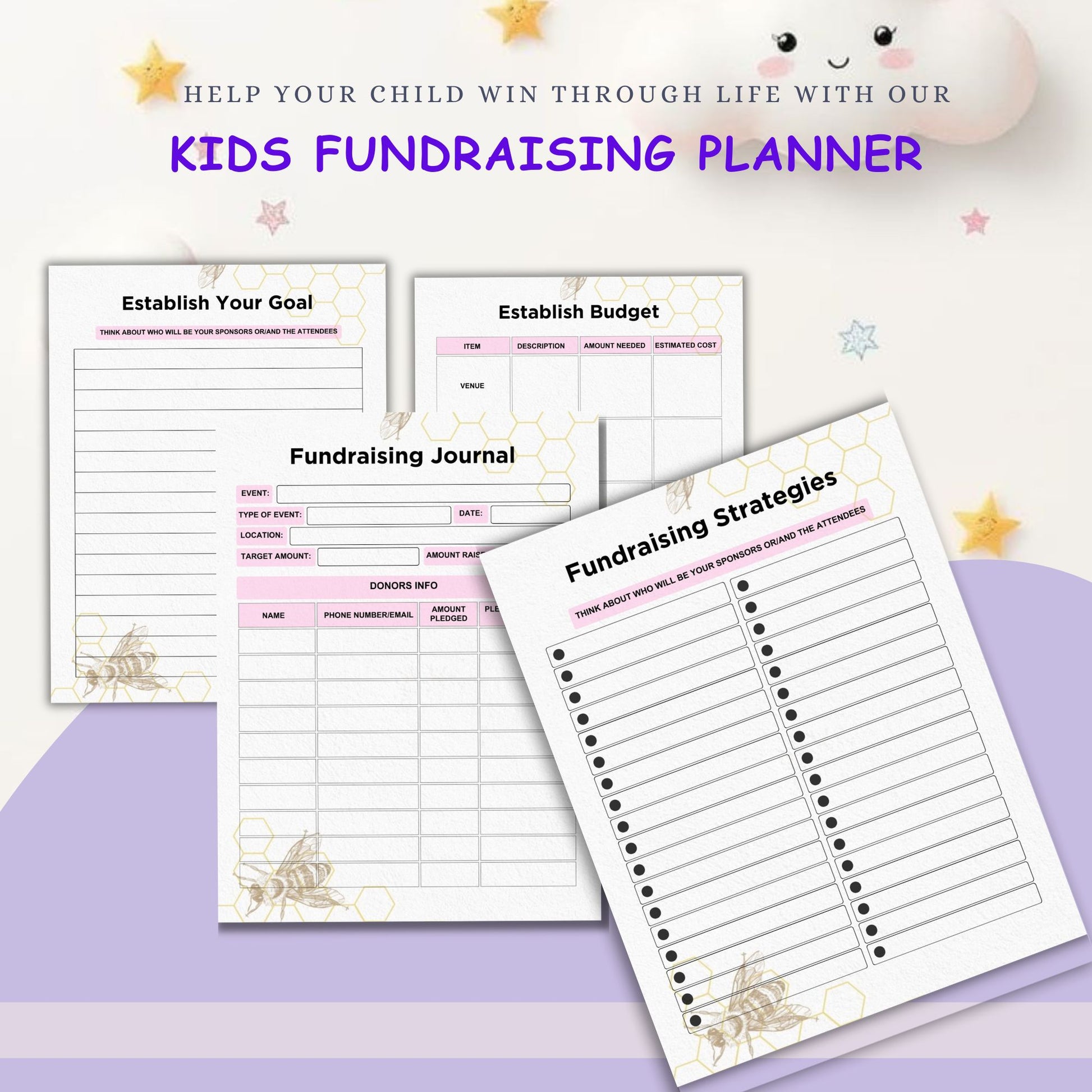 Kids Fundraising Planner