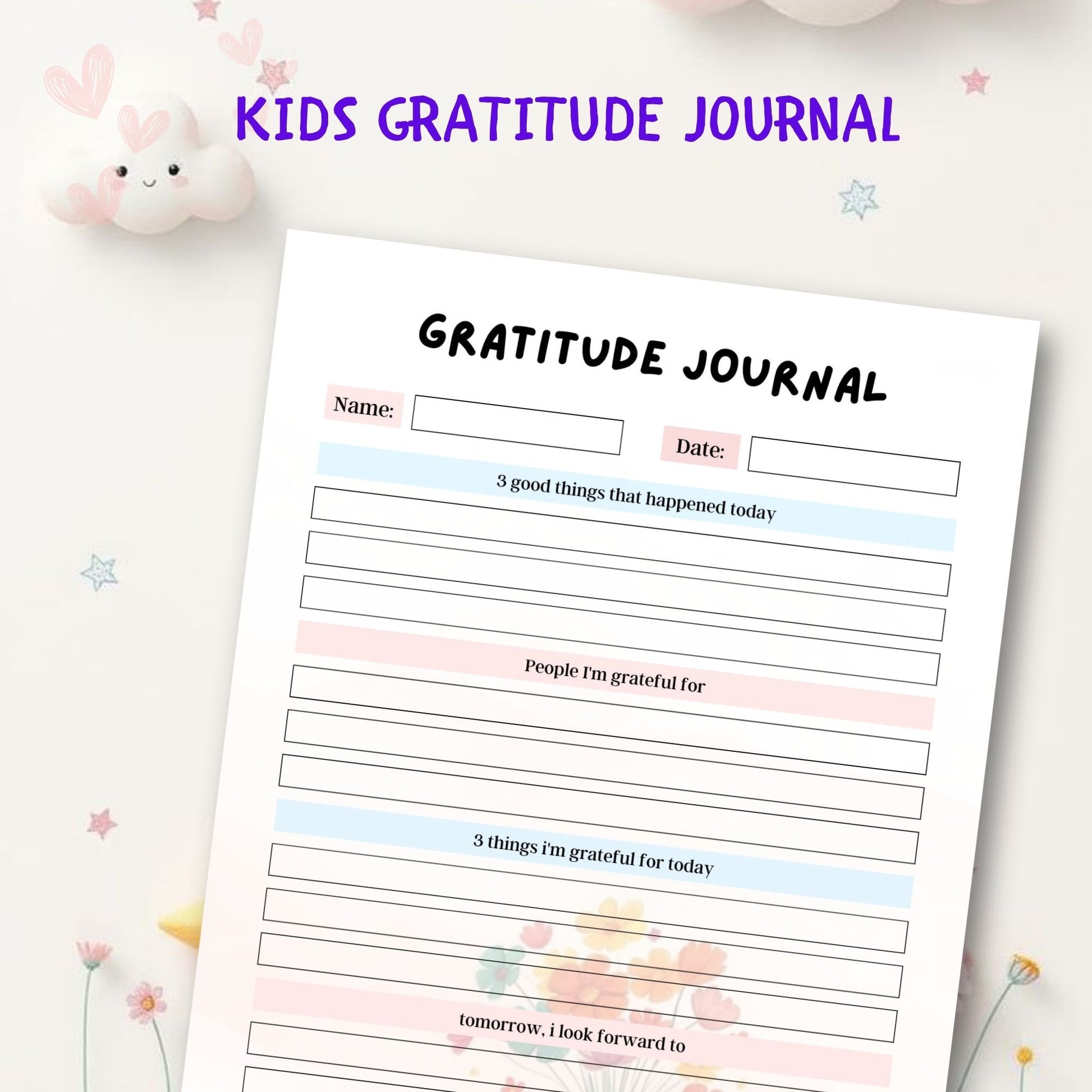 Kids Gratitude Journal