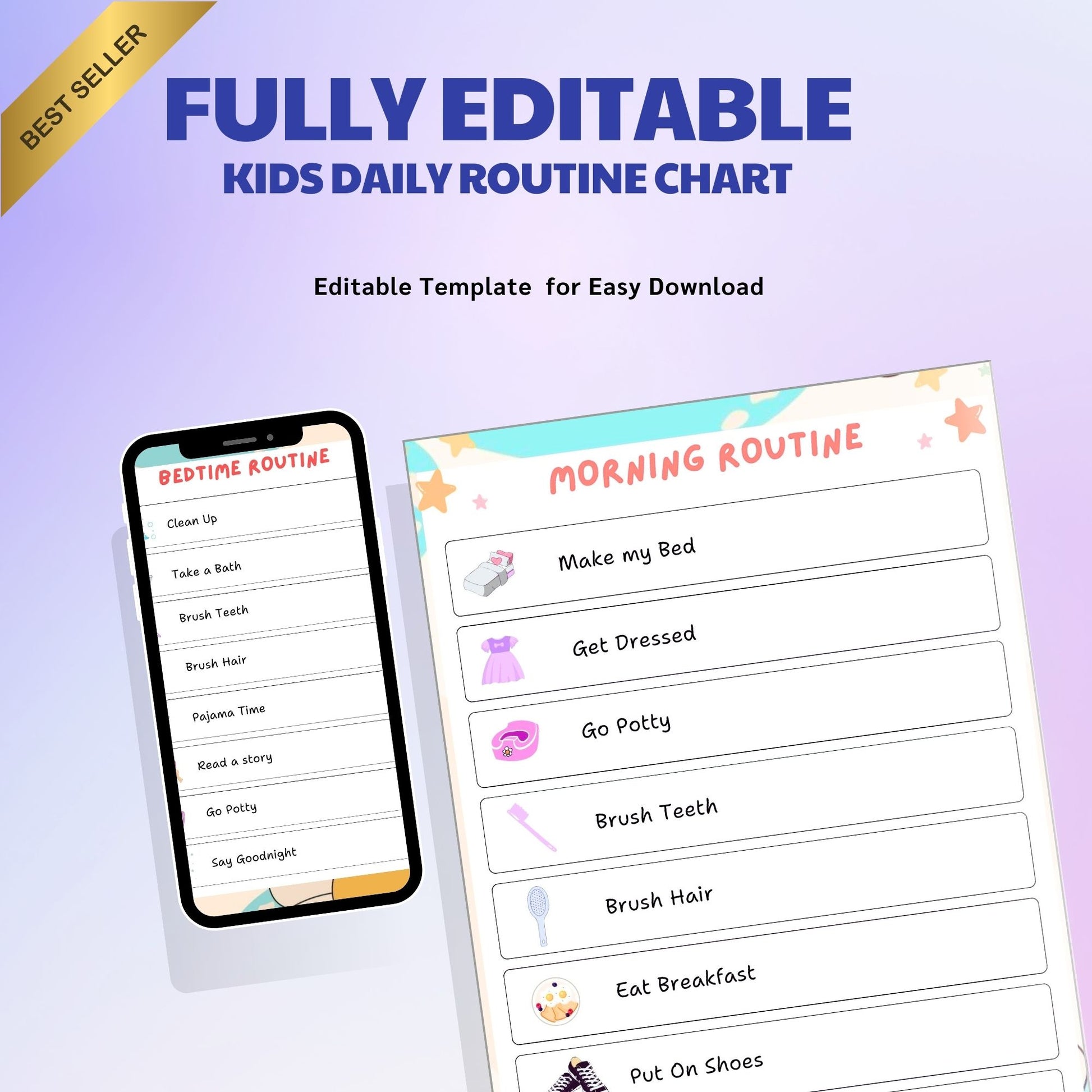 Kids Daily Routine Chart