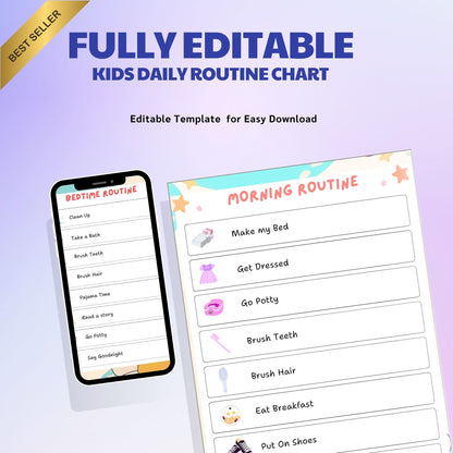 Kids Daily Routine Chart