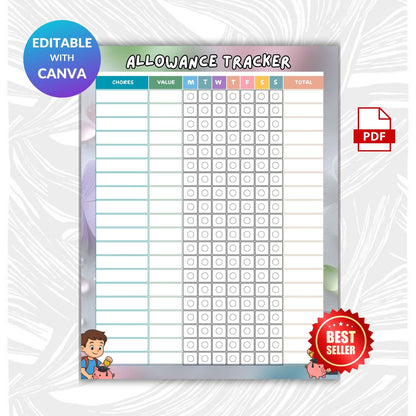 Kids Allowance Chart