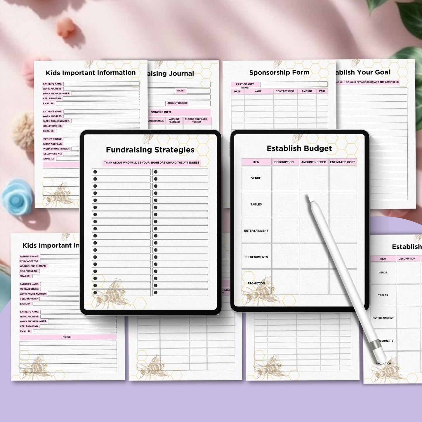 Kids Fundraising Planner