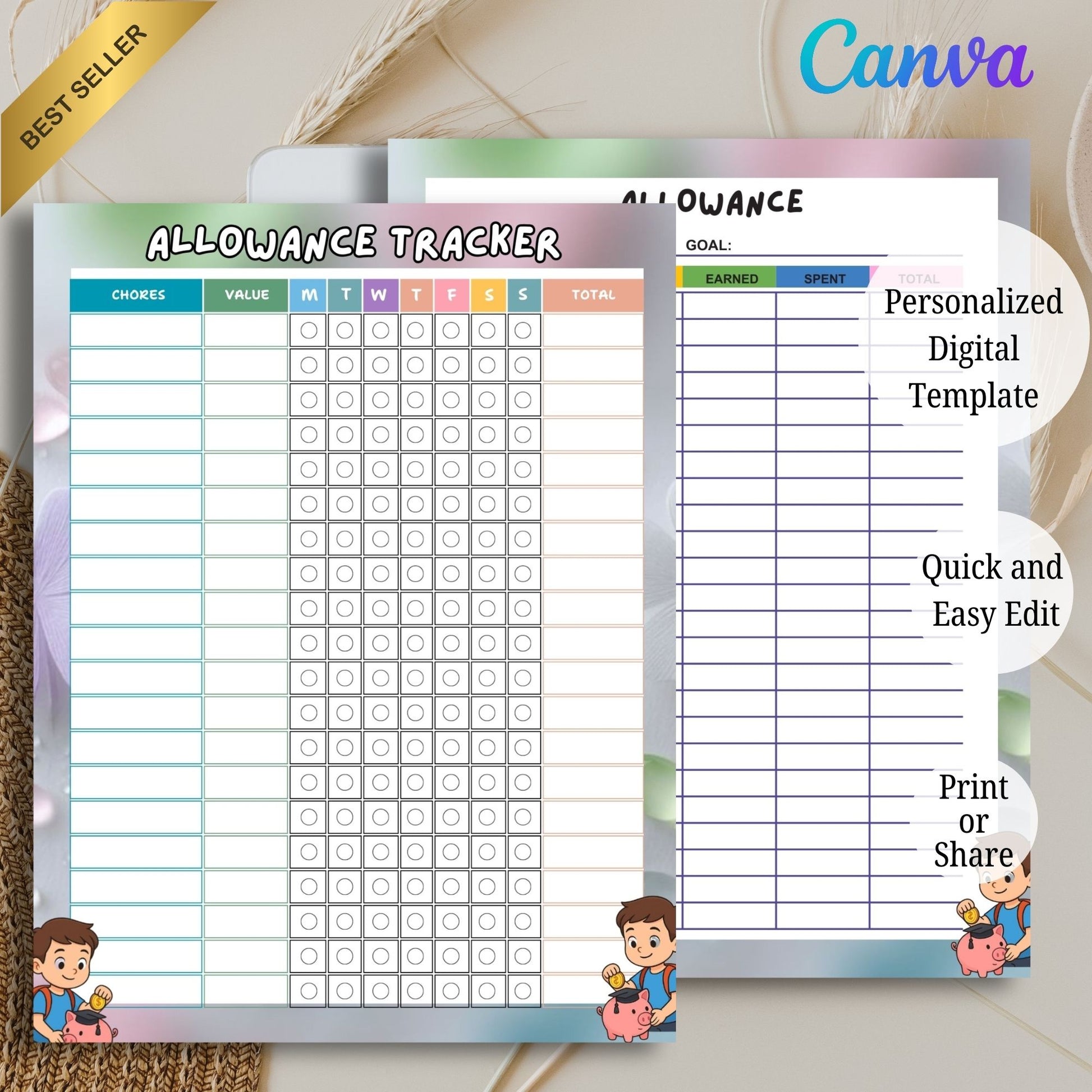 Kids Allowance Chart
