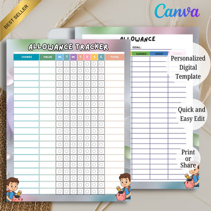 Kids Allowance Chart