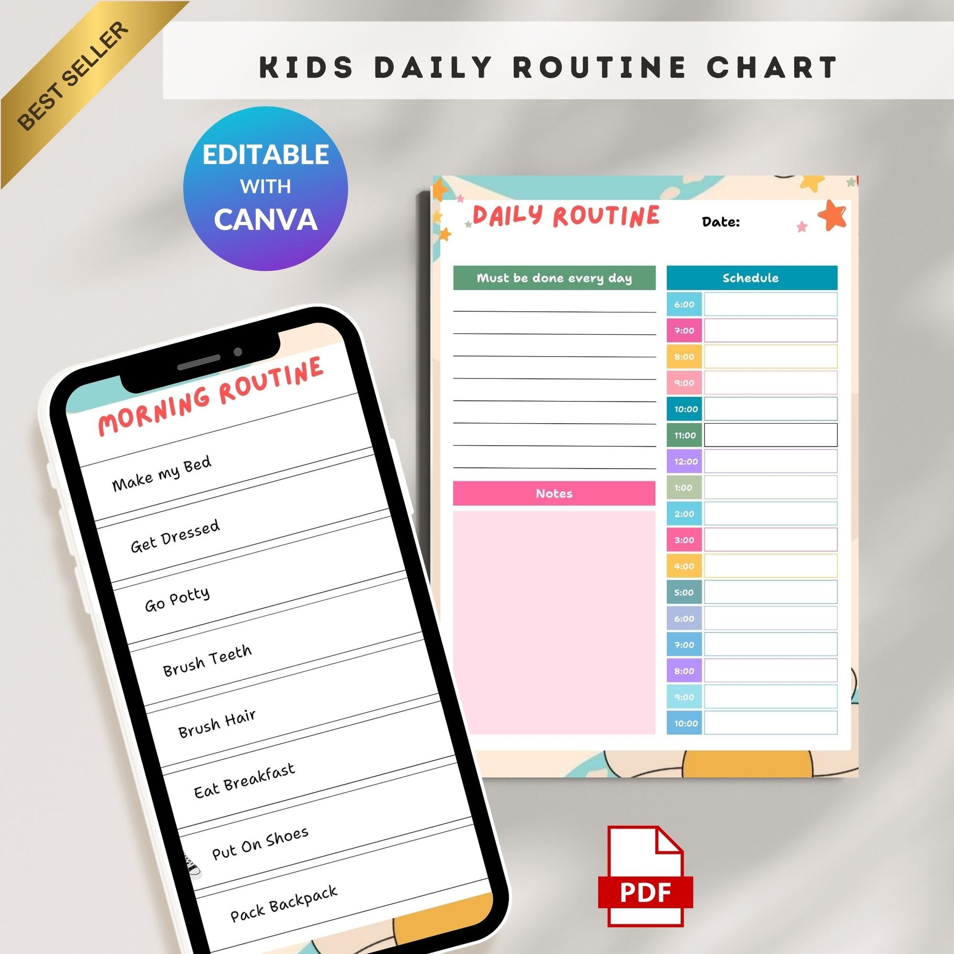Kids Daily Routine Chart