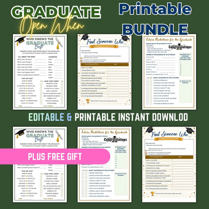 GRADUATE PARTY GAME BUNDLE