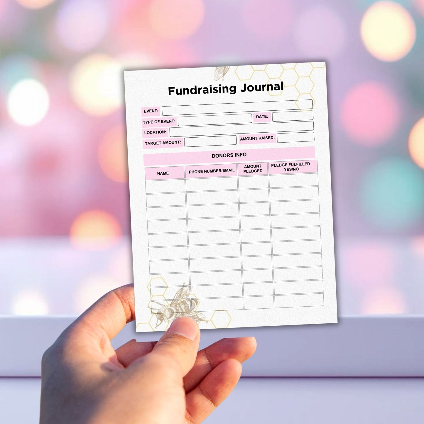 Kids Fundraising Planner