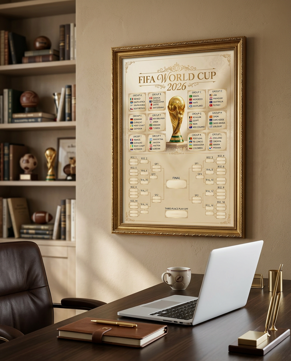 FIFA World Cup 2026 Street Art Poster | Urban Graffiti Style Tournament Chart