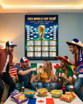 FIFA World Cup 2026 Watercolor Poster | Artistic Printable Tournament Bracket