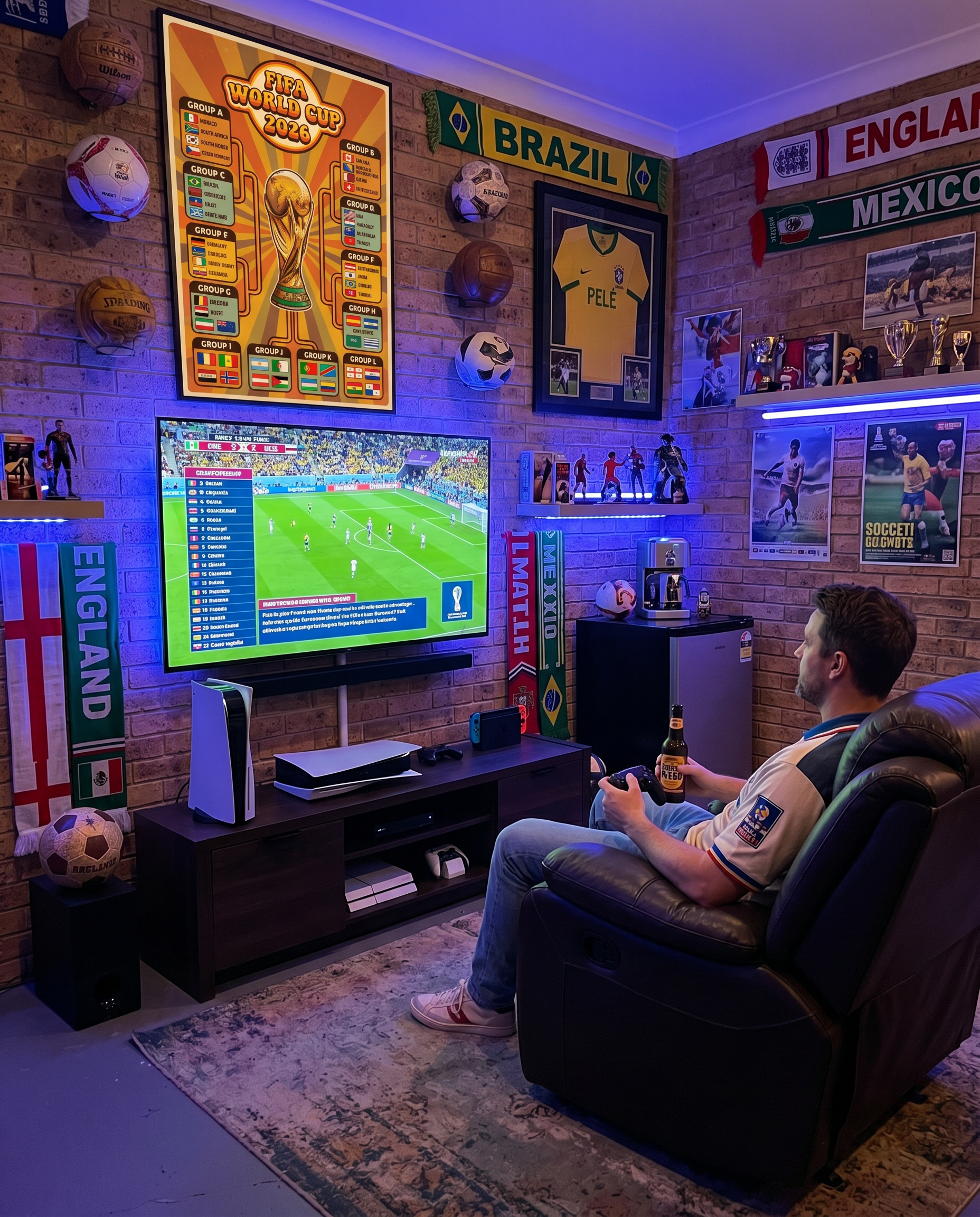 FIFA World Cup 2026 Colorful Wall Chart | Vibrant Printable Tournament Tracker